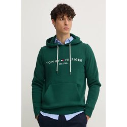 Tommy Hilfiger zelená s kapucí s aplikací