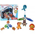 LEANToys Dětský kolotoč do postýlky s klipem se zvířátky – Sleviste.cz