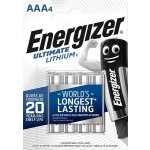 Energizer Ultimate Lithium AAA 4 ks EL001 – Zboží Mobilmania