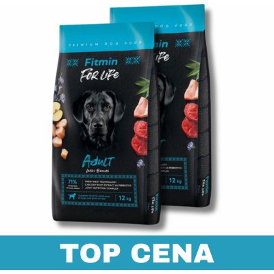 Fitmin For Life Adult Large Breed 2 x 12 kg – Zboží Dáma