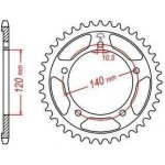 JT Sprockets JTR 867-43 | Zboží Auto