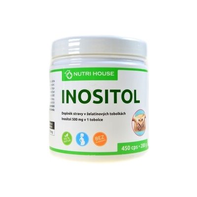Nutri House Inositol 450 kapslí – Hledejceny.cz
