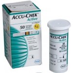 Accu-Chek Active testovací proužky 50 ks – Hledejceny.cz