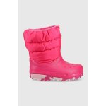 Crocs CLASSIC NEO PUFF BOOT K Dětské Zimní boty 207684 6X0 Růžový – Sleviste.cz