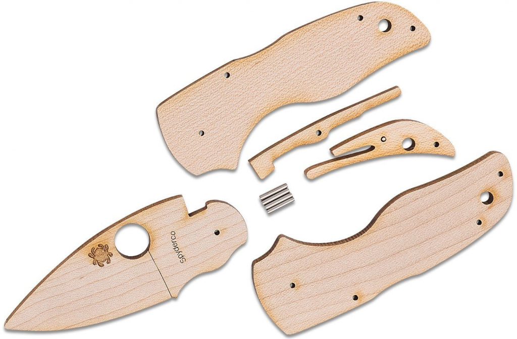 Spyderco Lil Native Wooden Knife Kit