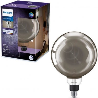 Philips LED žárovka Modern LED G200 E27 6,5W/25W stmívatelná, 4000K 230V – Hledejceny.cz