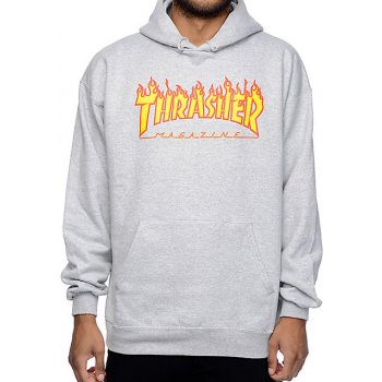 Thrasher FLAME HOOD MIKINA