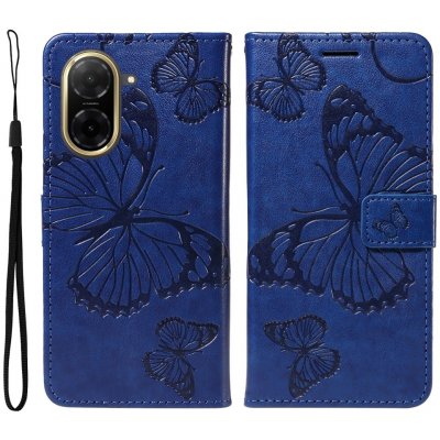 Big Butterfly knížkové pouzdro na Xiaomi Redmi A5 (171.7x77.8x8.3mm) - modré – Sleviste.cz
