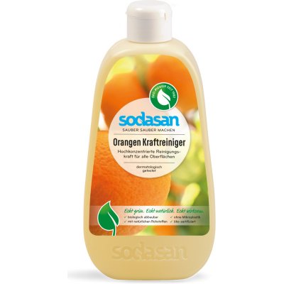 Sodasan pomerančový čistič Orange Power Clean Pomeranč 500 ml – Hledejceny.cz