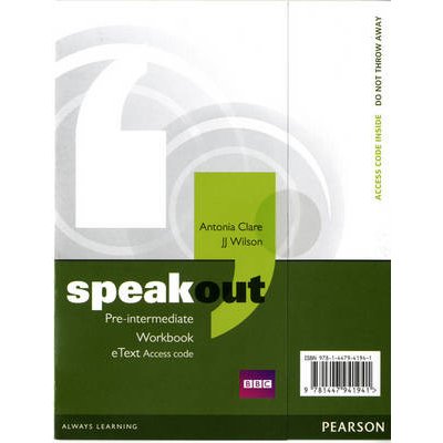 Speakout Pre-Intermediate Workbook EText Access Card – Zbozi.Blesk.cz