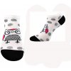 Voxx dámské kotníčkové ponožky sovičky Piki smetanová