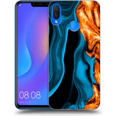 Pouzdro Picasee silikonové Huawei Nova 3i - Gold blue černé – Zboží Mobilmania