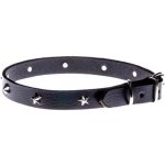 Cobbys Pet Obojek z pravé kůže s hvězdami – Zboží Dáma