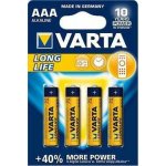 Varta LongLife AAA 4ks 4103 101 414 – Zbozi.Blesk.cz