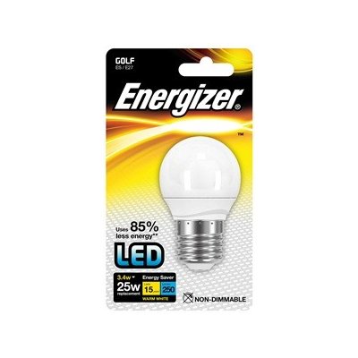 Energizer LED mini Globe 3,4W Eq 25W E27, S8836, Teplá bílá od 69 Kč -  Heureka.cz