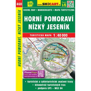 Horní Pomoraví Nízký Jeseník 1:40 000 SC460