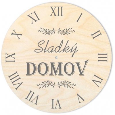 Dřevěný svět online Víko s otvorem - kruh 20 cm, Sladký domov č.3