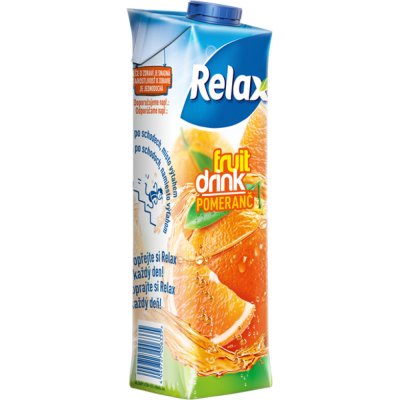 Relax Fruit Drink pomeranč 1 l – Sleviste.cz