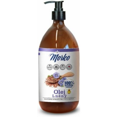 Morko Lněný olej pro zdravou a lesklou srst 200 ml – Hledejceny.cz