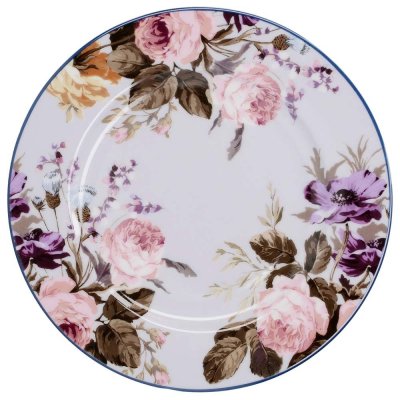 Katie Alice dezertní porcelánový talíř Wild Apricity šedý 20 cm – Zboží Mobilmania