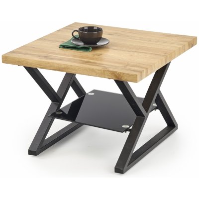 Halmar Xena 60x60 dub přírodní, černý – Zboží Dáma