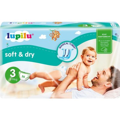 LUPILU Soft & Dry 3 MIDI 56 ks