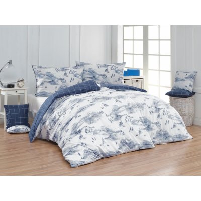 Matějovský povlečení Polar Blue Bavlna deluxe 140x200 70x90 – Zboží Dáma