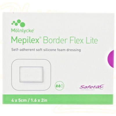 Mepilex Border Flex Lite Krytí 4 x 5 cm 10 ks – Zboží Dáma