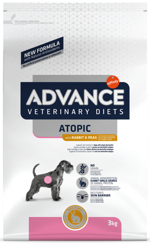 Advance Veterinary Diets Dog Avet Atopic Medium/Maxi králík 3 kg