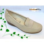 Vitaform mokasíny širší střih béžové – Zboží Dáma