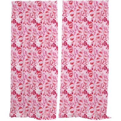 IMPAR Závěsy Love (Rozměr : 140x250, Materiál: Interlock) – Hledejceny.cz