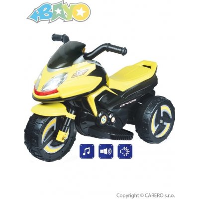 Bayo elektrická motorka Kick žlutá