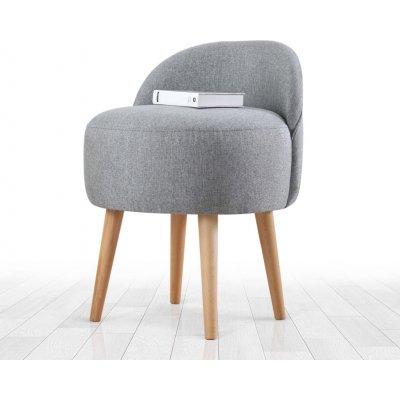 ASIR Taburet CORVILE šedý – Zboží Dáma