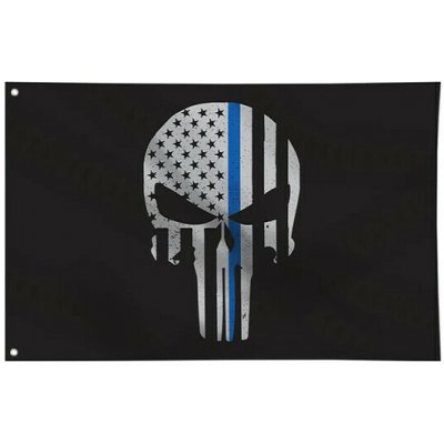 WARAGOD vlajka American Punisher Skull 150x90 cm – Hledejceny.cz