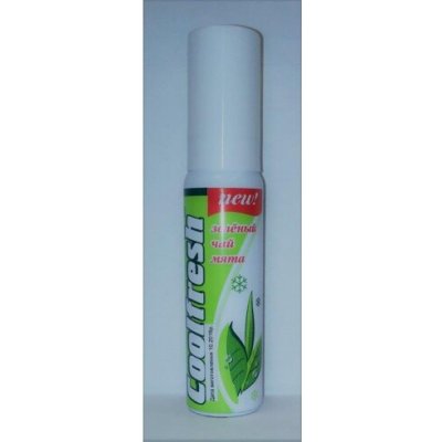 Coolfresh ústní sprej na svěží dech "Zelený čaj a máta" 30ml Aromatika – Zboží Dáma