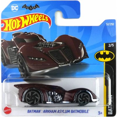 Hot Wheels Batman: Arkham Asylum Batmobile Metallic Brown – Zboží Mobilmania