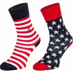 Tommy Hilfiger KIDS SOCK 2P STARS AND STRIPES Dětské ponožky