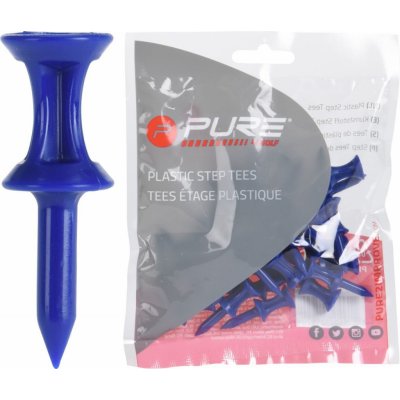 Pure2Improve 17 mm Plastic Step Tees BLUE 30ks – Zboží Dáma