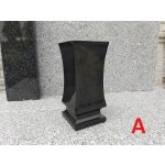 Velká náhrobní váza, mrazuvzdorná, náhrobní láhev na hrob + vložka s mřížkou – Zboží Dáma