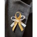 Vývazek bílo-zlatý – Hledejceny.cz