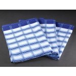 Polášek utěrky EGYPTSKÁ BAVLNA 18 modré střední káro 3 kusy 50x70cm – Zboží Mobilmania