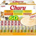 Inaba Churu Cat BOX Chicken Variety 60×14 g – Zbozi.Blesk.cz
