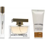 Dolce & Gabbana The One EDP 75 ml + EDP 10 ml + tělové mléko 50 ml dárková sada – Zboží Dáma