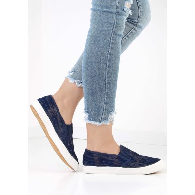 Super in krajkové slip on tenisky 6263NA