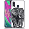 Pouzdro a kryt na mobilní telefon Samsung Pouzdro Head Case Samsung Galaxy A40 Zdobený Slon