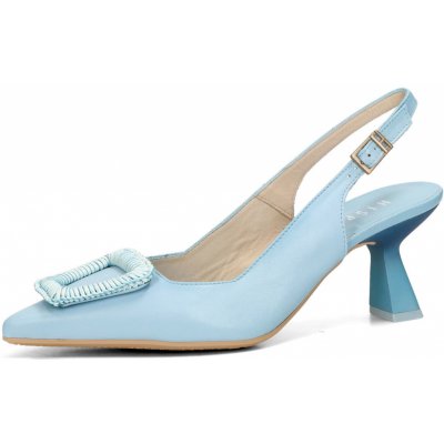 Hispanitas dámské módní lodičky s otevřenou patou modré – Sleviste.cz