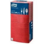 TORK papírové ubrousky 2V červené 200ks 24x24cm – Sleviste.cz