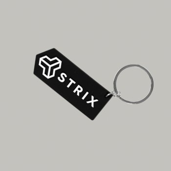Přívěsek na klíče STRIX černá