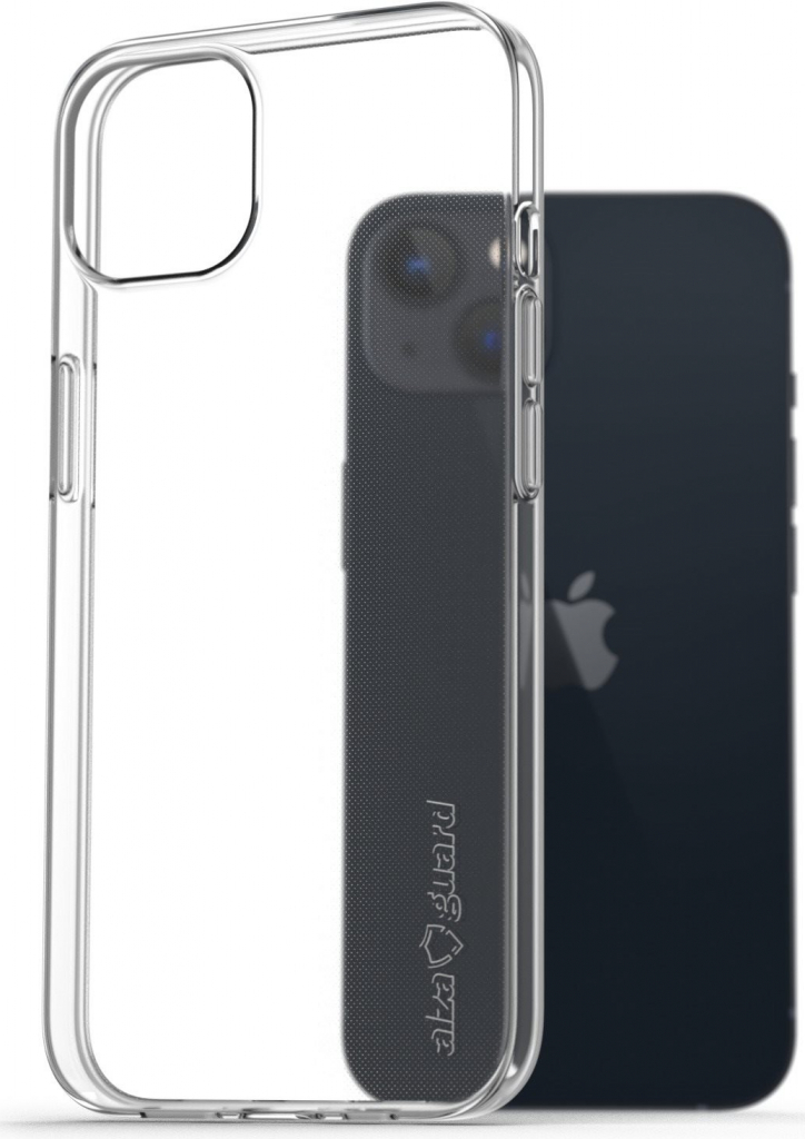 Pouzdro AlzaGuard Crystal Clear TPU Case iPhone 13