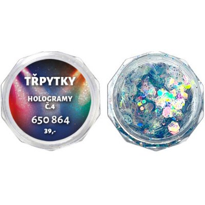 Expa-nails expanails třpytky na zdobení nehtů hologramy č.4 blue 2 g – Hledejceny.cz